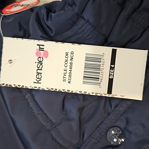 Kenzie Girl Faux Fur Zip Up Jacket Size 4 Brand New With Tags - Picture 3 of 6